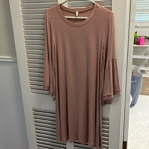 PinkBlush rose maternity dress, lots of stretch!